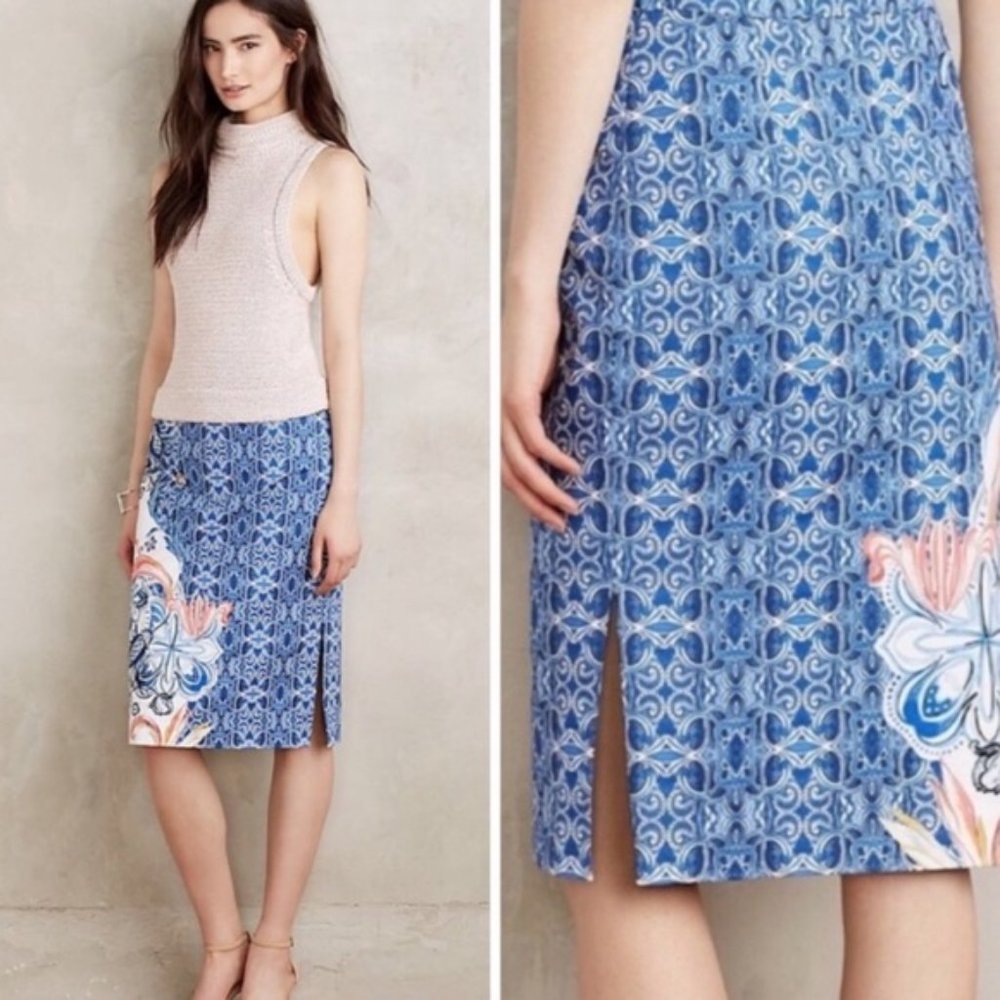 Moulinette Soeurs Becancour Pencil Skirt sz 6 EUC